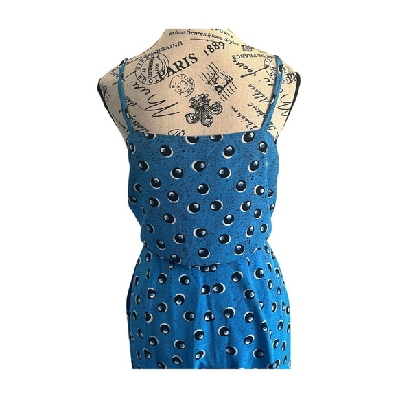 Bill Haire c.1982 Surreal Eye Print Silk Set — New Wave Artwear - Picture 9 of 11